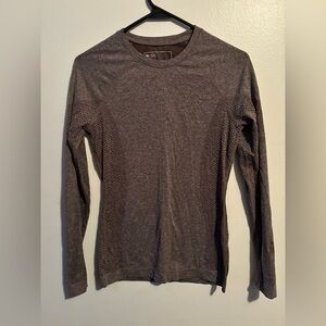 FIGS Brown Long Sleeve Top